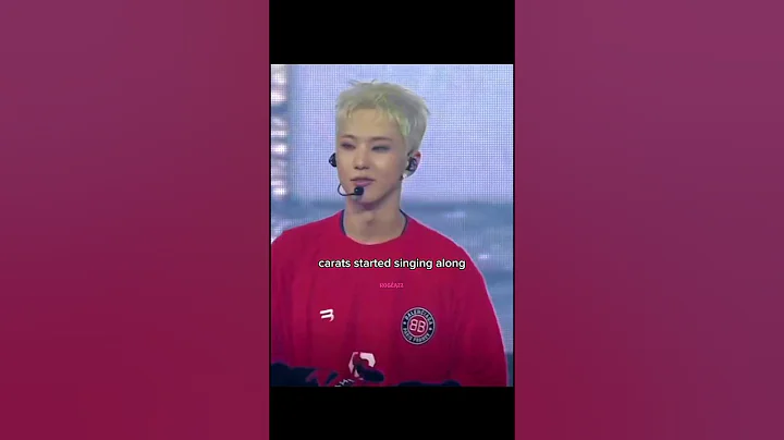 goosebumps when CARATS start singing along 🤪 #kpop #popular #seventeen #hoshi #woozi#shorts #concert
