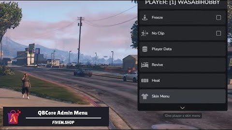 FiveM Admin Menu #fivem #admin