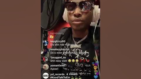 Lil Keed roasted for the way he records in studio‼️🐍