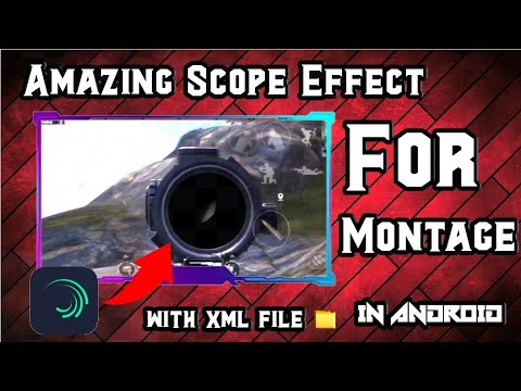 Make Amazing scope effect for montage  in Android || Alight motion || Angshu Gaming