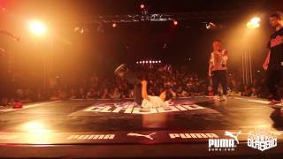 World BBoy Classic 2013 1/8 Final - Sunni & WaveyBean vs Jerry & Wal-D