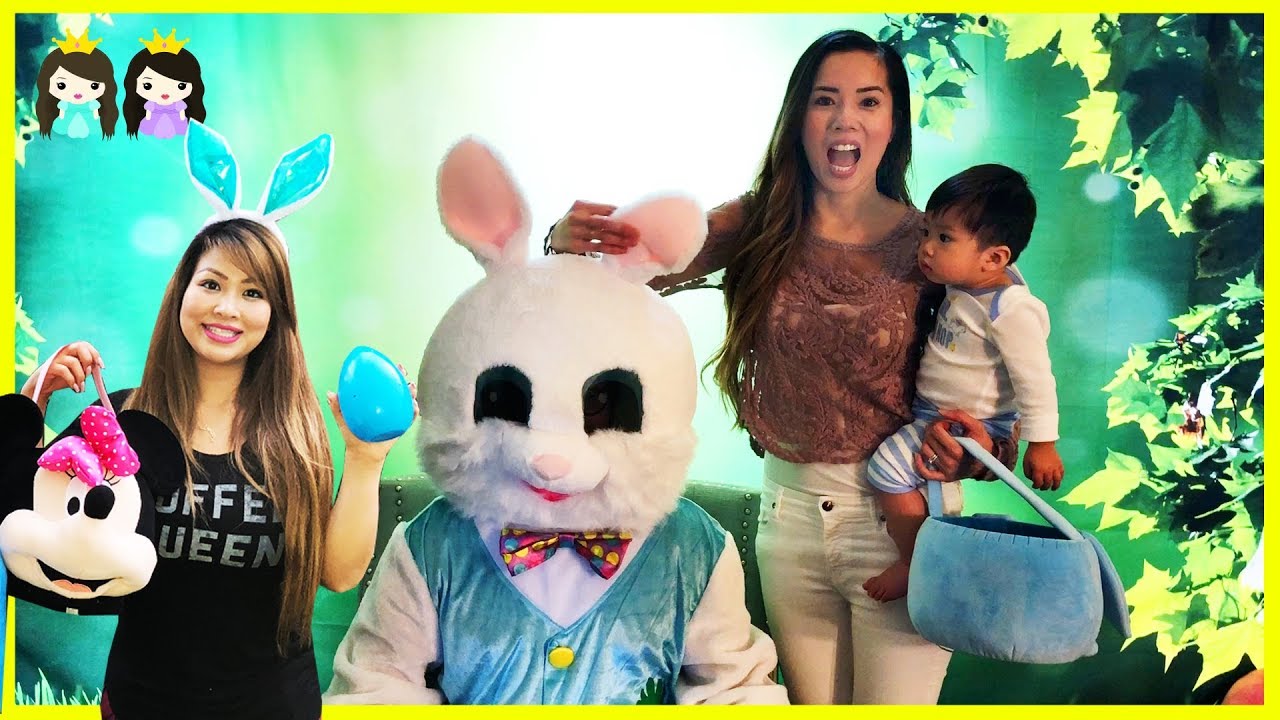 Easter Egg Hunt Surprise with Real Easter Bunny Family Vlog - YouTube