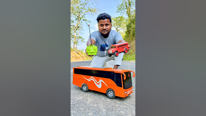 Remote Control Small School Bus And Rc Big Size Bus Handmade Unboxing And Testing ||