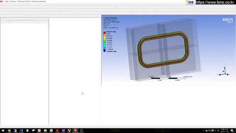 Ansys Mechanical_Thermal conduction on the contact face of a deformed rubber ring