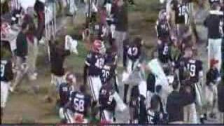 Georgia Bulldogs and CBS crew dancing at Auburn game 2007