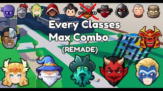 Every Classes Max combo | Project Smash