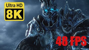 World of Warcraft Wrath of The Lich King Intro 8K 48FPS  (Remastered with Machine Learning AI)