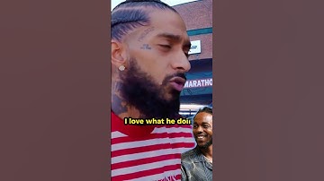 Nipsey Hussle Gives Kendrick Lamar His Flowers #nipseyhussle #kendricklamar #nipsey #kdot