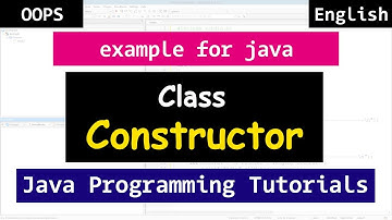Class Constructors with Example | Java Object Oriented Tutorials for Beginners