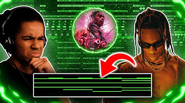 Making a Dark Synth Beat For Travis Scott