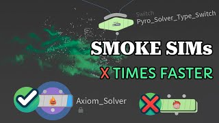 Accelerate Debris Smoke Simulations with Axiom Solver