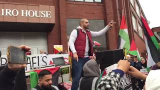 Lowkey Performing At Elbit Oldham - Long Live Palestine