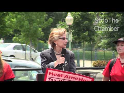 Nurses Protest Against US Chamber - Senator Barbar...