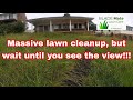 Tall grass cutting - Satisfying yard clean up Australia - Feb 2021