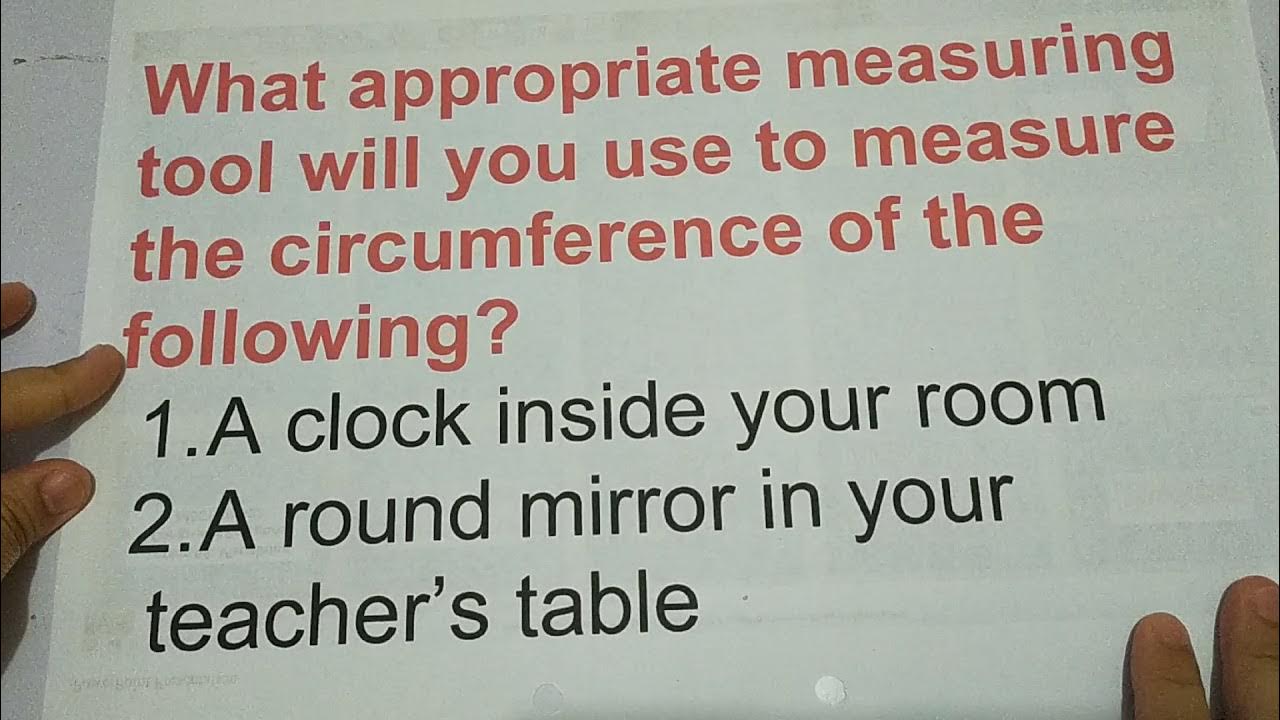 Measuring Circumference of a Circle Using Appropriate Tools YouTube