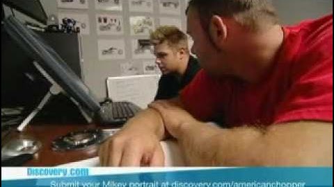 Jason Pohl working with Solidworks