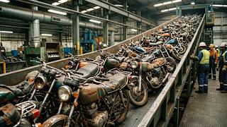 How Old Rusted Motorcycles Become New Motorcycle Frames