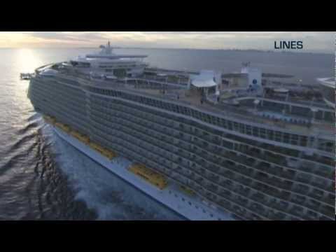 Vídeo: Allure of the Seas Áreas de convés ao ar livre do navio de cruzeiro