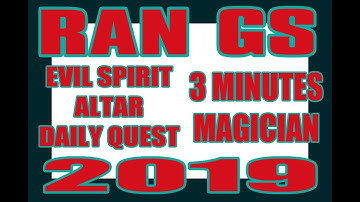 RAN GS EVIL SPIRIT ALTAR - MAGICIAN