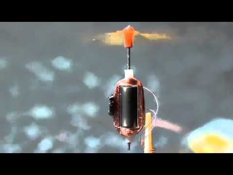 Homemade Brushless Micro motor weight 0.1g thrust 0,5g