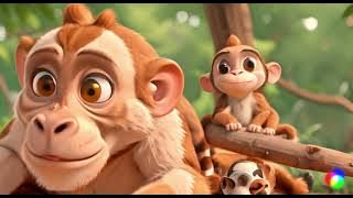 Cerita Dongeng anak : Kisah Persahabatan Monyet dan Jerapah Yang Seimbang #dongeng #dongenganak