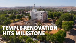 St. George Temple Hits Renovation Milestone
