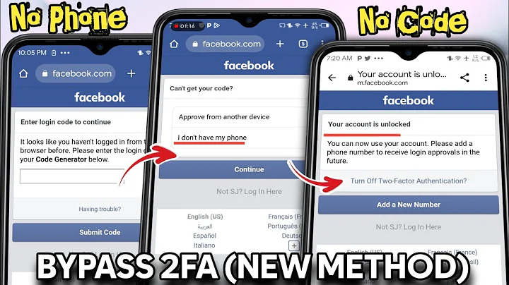 Unlock your Facebook account without 2FA! Latest method
