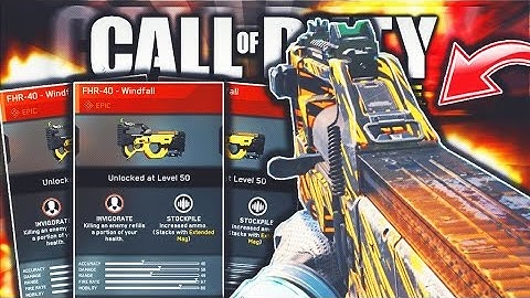 EPIC FHR-40 SETUP MELTS! INFINITE WARFARE EPIC "FHR-40 - WINDFALL" SHOWCASE! (COD IW EPIC WEAPONS)