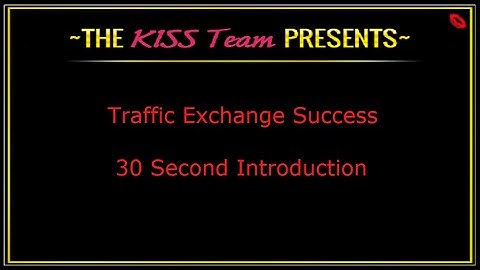 Traffic Exchange Success Intro