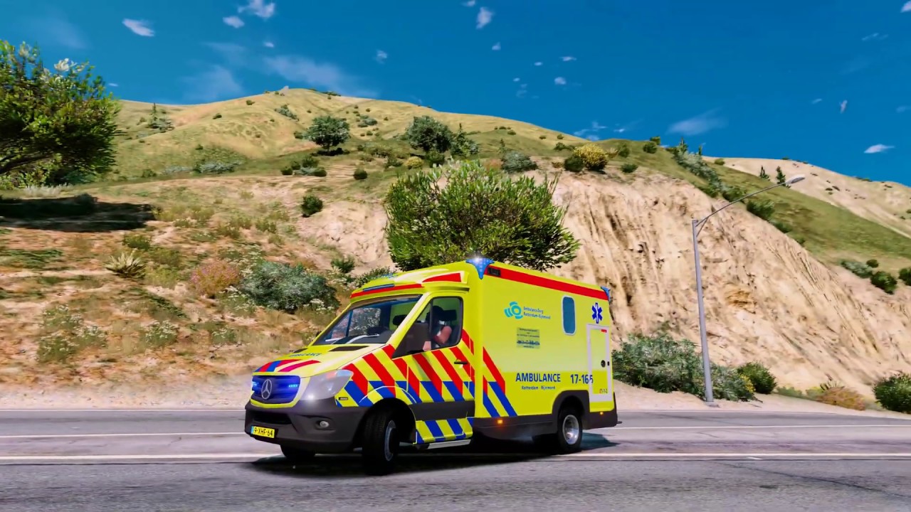 C. Miesen ambulance, 2015 sprinter 🔥 GTA V MOD 4K 60 FPS GTX 1080Ti _REVIEW