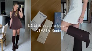 What I Got From H&M and Sephora Sale | VIVAIA Fall/Winter Shoes