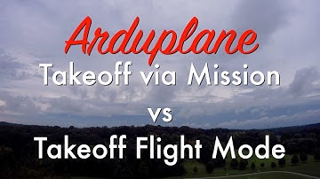 Arduplane Auto Takeoff via Mission and Takeoff Flight Mode - Bug?