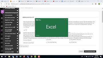 Downloading Test Results from Blackboard (for printing)