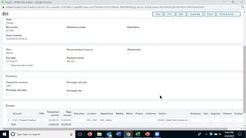 Sage Intacct Prepaid Expense Amortization Demo