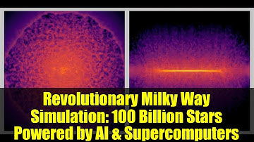 Revolutionary Milky Way Simulation: 100 Billion Stars Powered by AI & Supercomputers