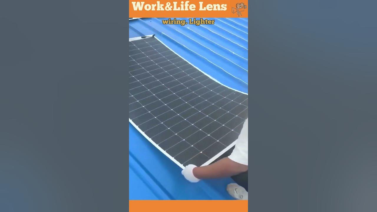 Flexible solar panels install easily on corrugated roofs, offering quick setup and versatility.