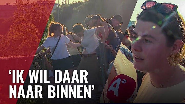 Terugkijken: festivalbezoekers breken door hekken bij rave A10