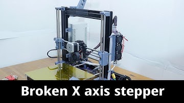 Troubleshooting broken X stepper