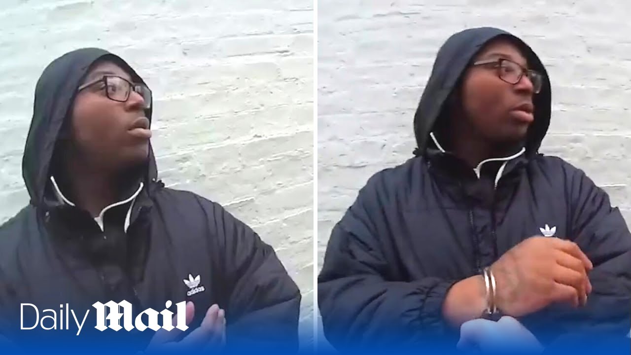 Moment drug dealer is caught with crack cocaine and heroin in his underwear