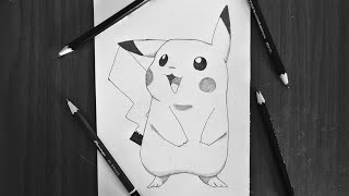 فێرکاری وێنەکێشان بۆ منداڵان how to draw pikachu step by step كيفية رسم بيكاتشو خطوة بخطوة