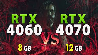 RTX 4060 vs RTX 4070 - Test in 11 Games | 1080p