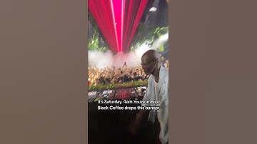 Black Coffee at 4AM in Ibiza at Hï Ibiza the number 1 club in the world.