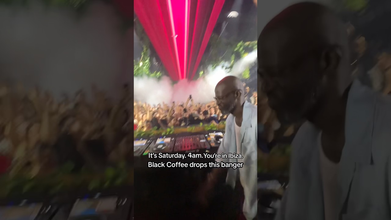 Black Coffee at 4AM in Ibiza at Hï Ibiza the number 1 club in the world.