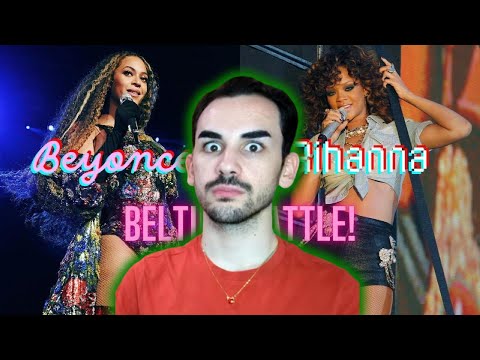 Beyoncé VS Rihanna - Belting Battle! (G#4 - G5) | Reaction