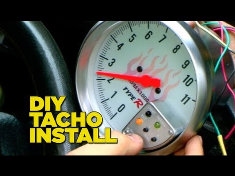 Video: How To Install A Tachometer