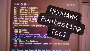 Red Hawk Vulnerability Analysis on Termux