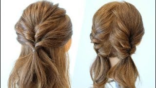 簡単ヘアアレンジ ダブルくるりんぱのハーフアップとツインテール Easy Updo Hairstyles Hair Works Sol Youtube