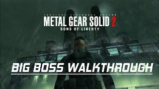 Metal Gear Solid 2 - Big Boss Rank Walkthrough - No Commentary