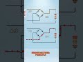 Bridge Rectifier Working Principle Explained ⚡ Full Wave Rectifier | #Rectifier #Electronics #shorts