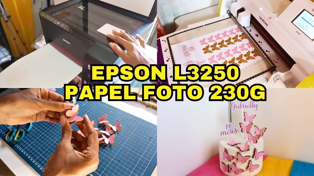 Topo de bolo na Scanncut + Como imprimir e tirar cópia frente e verso | Rotina de encomenda